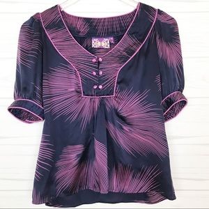 Yumi Kim 100% Silk Blouse - XS